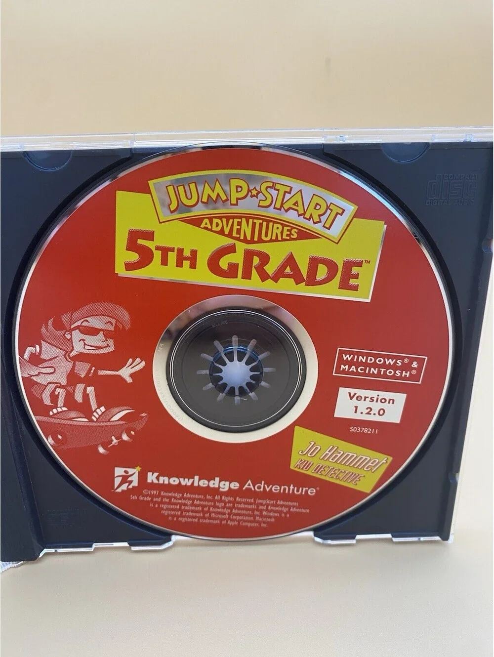 Jump Start Adventures 5th Grade Educational PC Game - 1997 Knowledge Adventure
